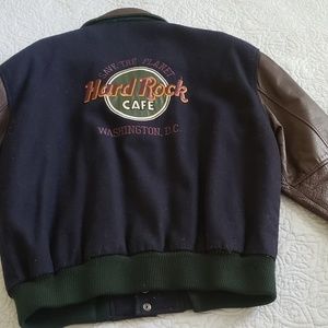 Hard Rock Cafe bomber jacket.